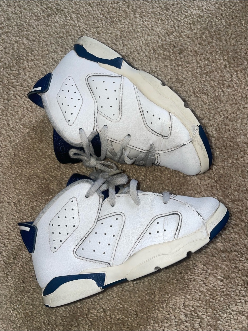 Nike Air Jordan 6 Retro TD Midnight Navy White